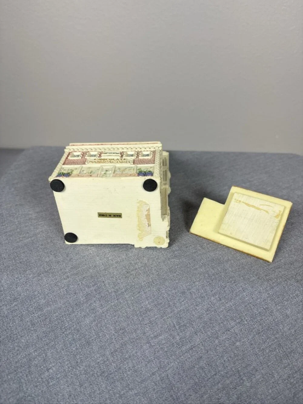 Vintage Ghirardelli Chocolate Factory Clock Tower Trinket Box